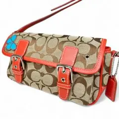 極美品　未使用品級　コーチ　ミニフィールド　ショルダーバッグ　シグネチャー