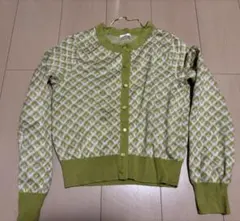GU グリーン系 カーディガン S