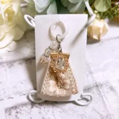 インド刺繍リボン　アンブレラマーカー　推し活　めじるしアクセサリー　NO3137