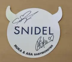 snidel babymonster アサ ルカ ベビモンスナイデル ステッカー