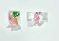 ノンタン　めじるしアクセサリー2うさぎさんA B