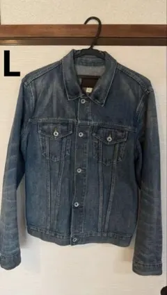 ★美品★GAP 1969 デニムジャケット インディゴ Lサイズのサムネイル