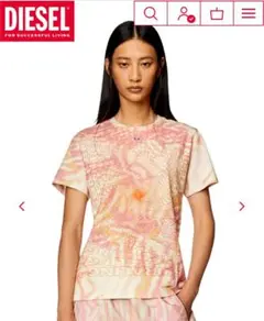 diesel 24ss レディース Tシャツ T-REGS-N6 supreme
