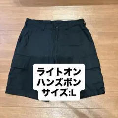 ライトオン Lightonブラック ショートパンツ Lのサムネイル