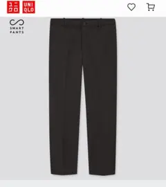 スマートアンクルパンツ（ウールライク・2WAYストレッチ・丈長め76CM）　黒