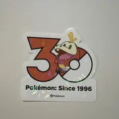 韓国限定 ポケモン ポップアップ 30周年ステッカー ヒノアラシ - メルカリ