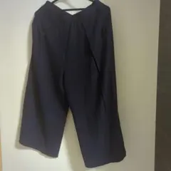 ネイビー ワイドパンツ　LLサイズ