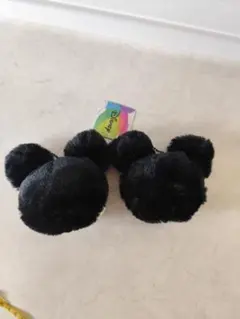 ミッキー シルエット ぬいぐるみ キーホルダー 2個