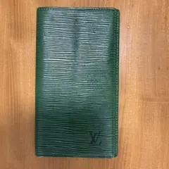 ✨美品✨ルイヴィトン エピレザー 緑色 手帳カバー 札入れ使用も可