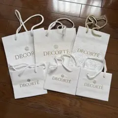 DECORTÉ ショップ袋 6枚セット