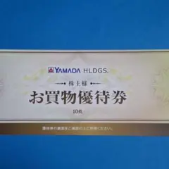 ヤマダ電機 お買物優待券　5000円分