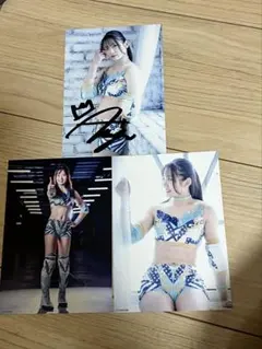 女子プロレス スターダム 直筆サイン入りポートレート 天咲光由 最新版