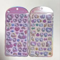【新品 正規品】コットンパフィーシール ハローキティ