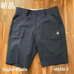 新品　TaylorMade メンズハーフパンツ　Sサイズ　ネイビー