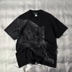 ヴィンテージ 90s ブラックパンサー Tシャツ Lアニマル カニエウエスト 90s ブラックパンサー プリント Tシャツ XL カニエウエスト 山田蓮