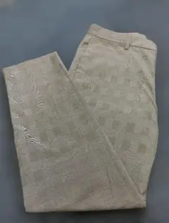 UNIQLO グレンチェック スラックス パンツ S