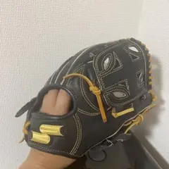 SSK 軟式グローブ 黒/金