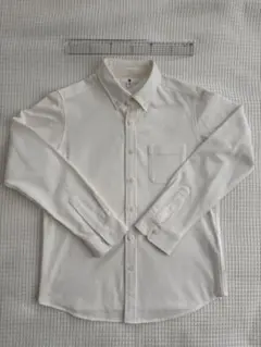 美品⭐︎ユニクロ　白ストレッチシャツ　150センチ