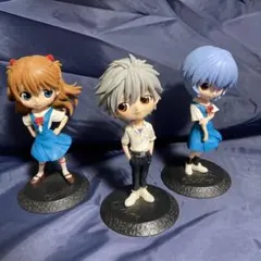 エヴァンゲリオンフィギュアセット (9個) アスカ・レイ・Qposket・SPM エヴァンゲリオンフィギュアセット (9個) アスカ・レイ・Qposket