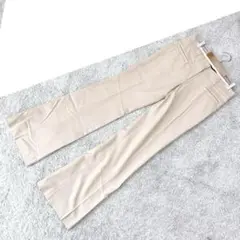 A3067【セオリー】美脚スラックス/センタープレス/ベージュ/脚長効果/0