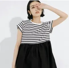 coca ストライプ 半袖 Tシャツ S
