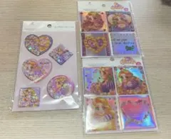 ラプンツェル ウォーターシール　　タイル調シール　3枚セット　新品未使用