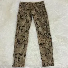 ラルフローレン RALPH LAUREN パイソン柄 スキニージーンズ