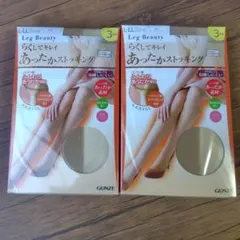GUNZE Leg Beauty らくしてキレイ あったかストッキング L〜LL