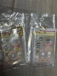 ごほうびシール風チャーム バッドばつ丸 2個セット