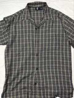 GUESS JEANS 半袖 オープンカラーリネンシャツSサイズ