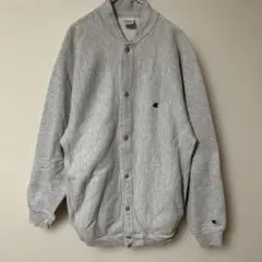 90s Champion リバースウィーブ スナップカーディガンUSA製刺繍タグ