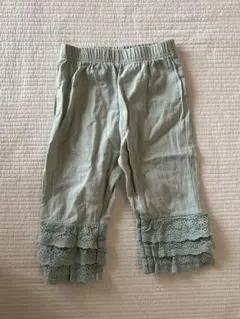 しまむら　ソフトチーズ　フリルパンツ　90cm