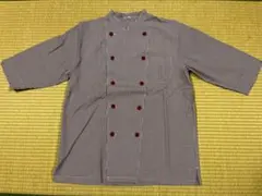 【処分価格】「コックシャツ16着セット」ストライプ ダブルボタン 半袖シャツ