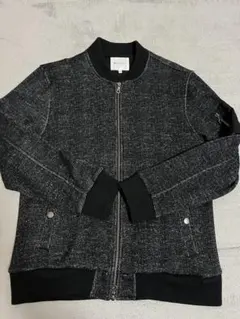 【美品】THE SHOP TK MA–1 ブルゾン　ブラック　サイズL