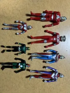 ウルトラマン＆仮面ライダーのソフビフィギュア