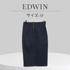 ★美品★ EDWIN エドウィン デニム DRESS 大草直子 綿 シルク