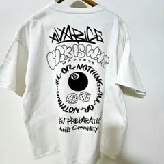 本日のみ！！Makes Style Tシャツ/8ボールデザイン Stüssy白