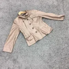 ✨lilianatori✨ジャケット♡ウロコ模様♡ベージュ♡シック(１１AR)