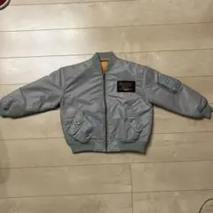 グレー MA-1スタイル ジャケット