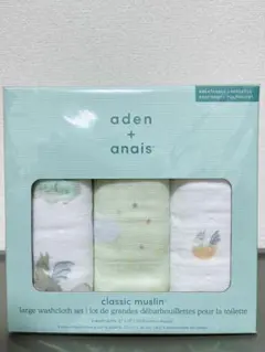 【新品・未使用】エイデンアンドアネイ ドラゴン ウォッシュクロス3枚セット