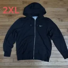 NIKE ナイキ ジップパーカー フーディー ブラック 2XL