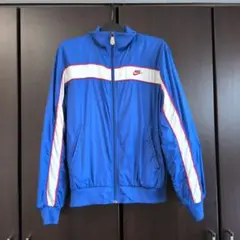お値下げ 00s NIKEトラックジャケット ブルー ナイロンジャンバー Y2K