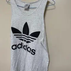 adidas トレフォイル タンクトップ グレー Sのサムネイル