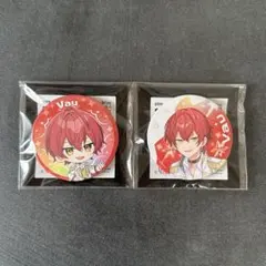 騎士X ばぁう 缶バッジ 2個セット