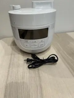 未使用 シロカ 電気圧力鍋 SP-4D151 大容量4L ホワイト 取説レシピ無