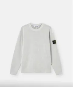 STONE ISLAND アイボリー リブ編み セーター S - メルカリ