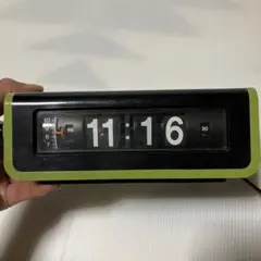 National パタパタ時計 置き時計 TGO2 緑　未使用保管品 National パタパタ時計 置き時計 TGO2 緑 未使用保管品 - メルカリ