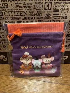 ディズニー　ダッフィー ハロウィン　巾着　新品