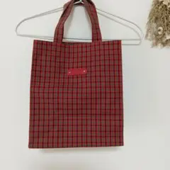 familiar ファミリア チェック トートバッグのサムネイル