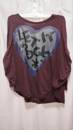 Vivienne Westwood Rock 心形長袖 T 恤 紅色